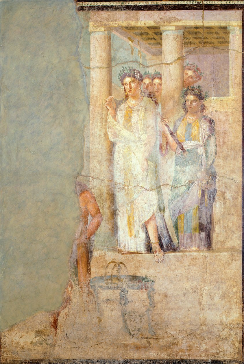Fresko, der afbilder Iphigenia i Tyren, fra Caecilius Iucundus