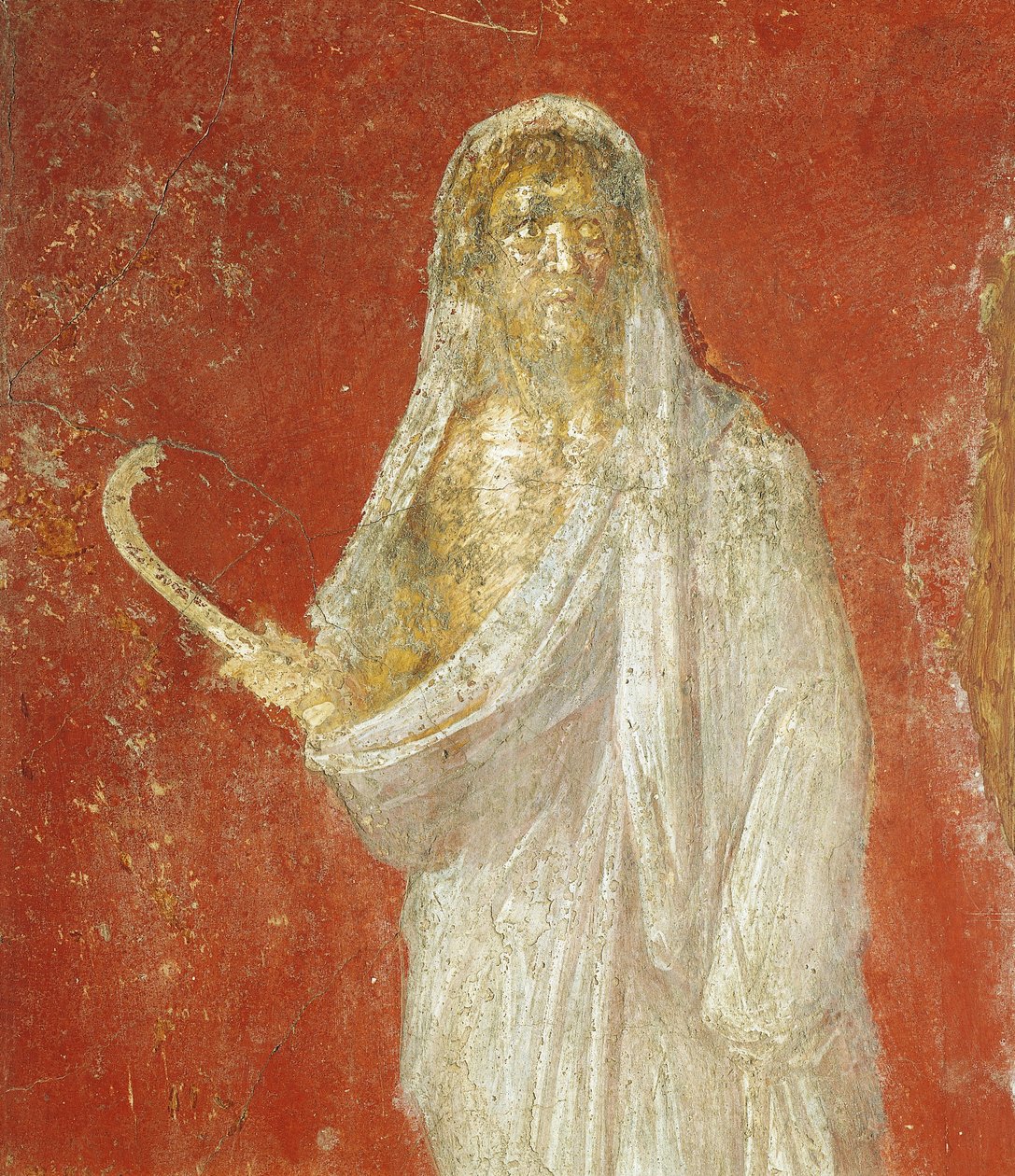 Fresko af Saturn, fra Pompei af Roman Roman