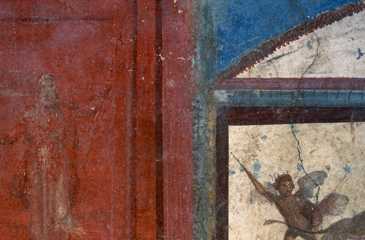 Fresko fra House of Ceii, Pompeji (UNESCOs verdensarvsliste af Roman Roman