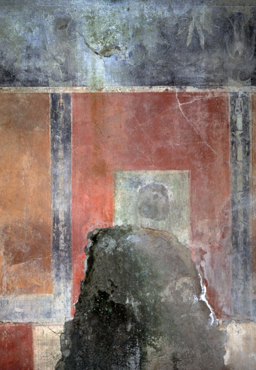 Fresko fra House of Ephebus, Pompeji (UNESCOs verdensarvsliste af Roman Roman