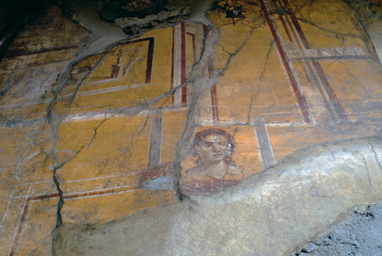 Fresko fra House of Golden Cupids, Pompeji (UNESCOs verdensarvsliste af Roman Roman