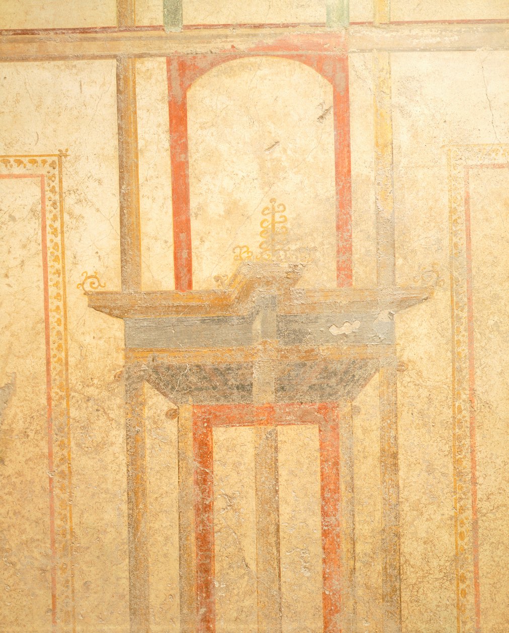 Fresko fra House of Menander, Pompeji, Campania, romersk civilisation af Roman Roman