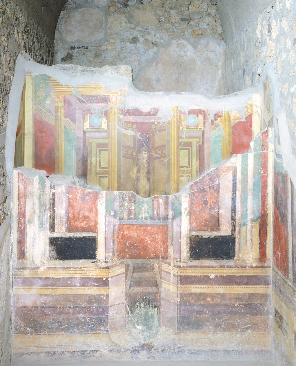 Inde House of Fabius Rufus, Pompeji, Campania, romersk civilisation af Roman Roman