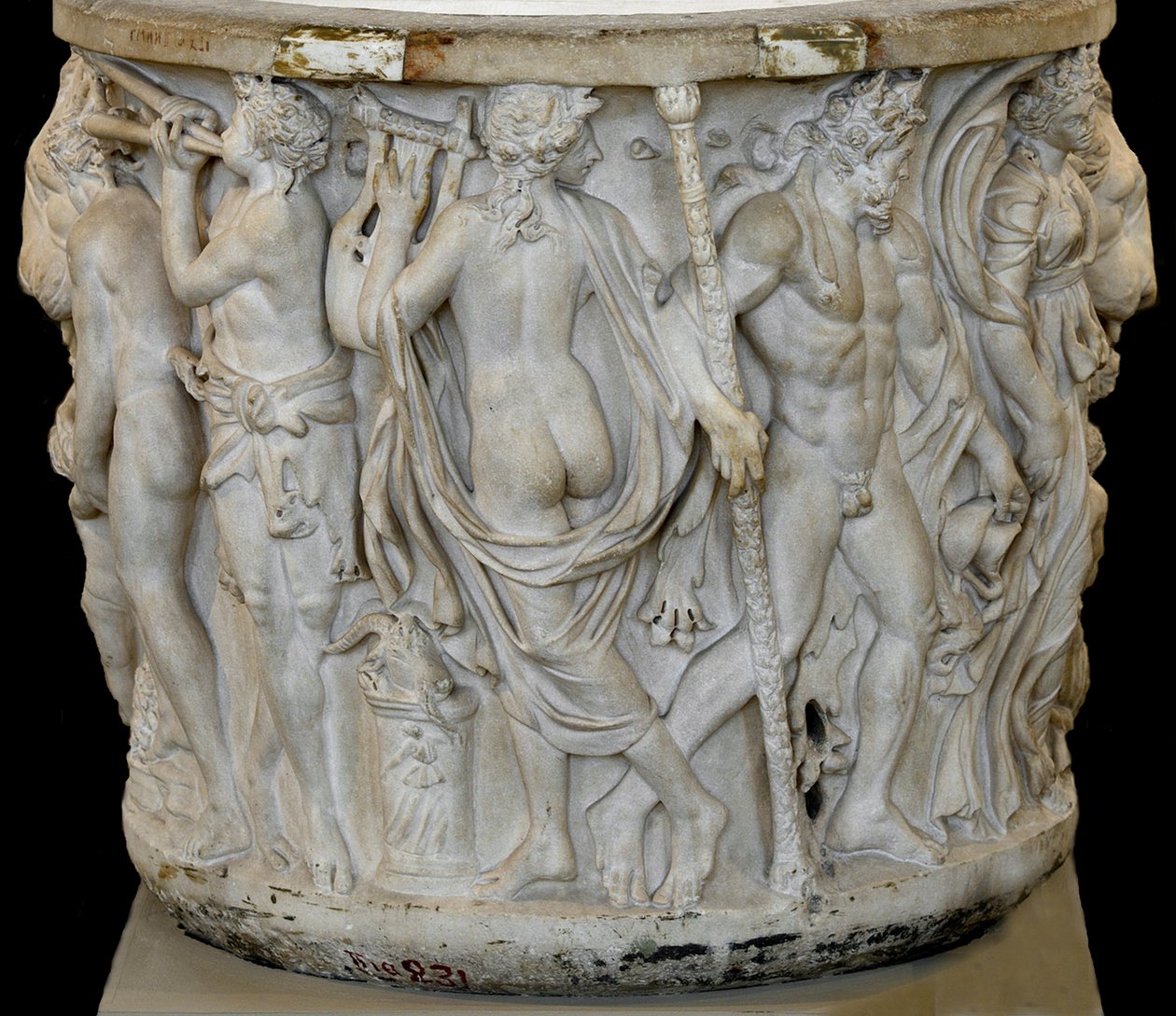 Lenos sarkofag med Dionysiaс scener (marmor) af Roman Roman