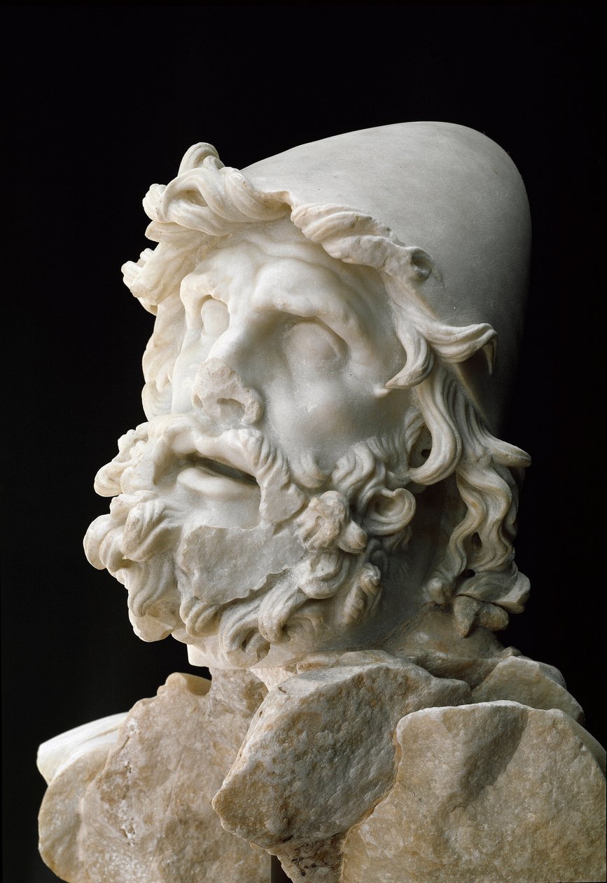 Polyfem blind: Head of Ulysses af Roman Roman