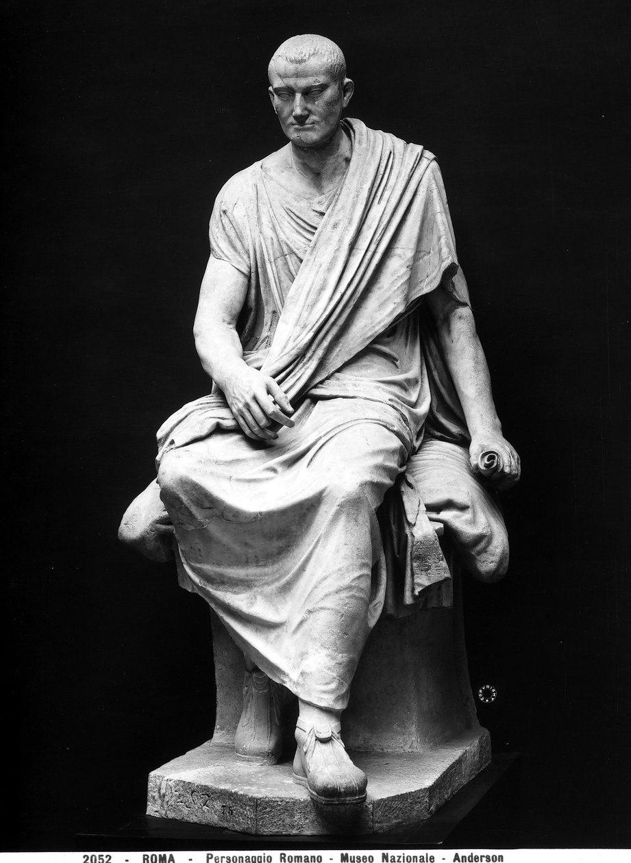 romersk senator (marmor) af Roman Roman