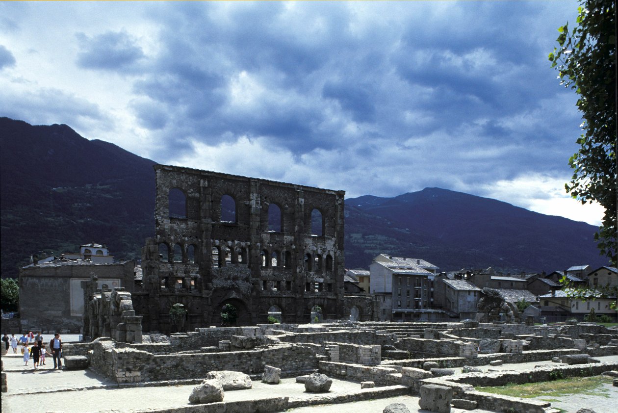 Romerske Teater i Aosta. af Roman Roman