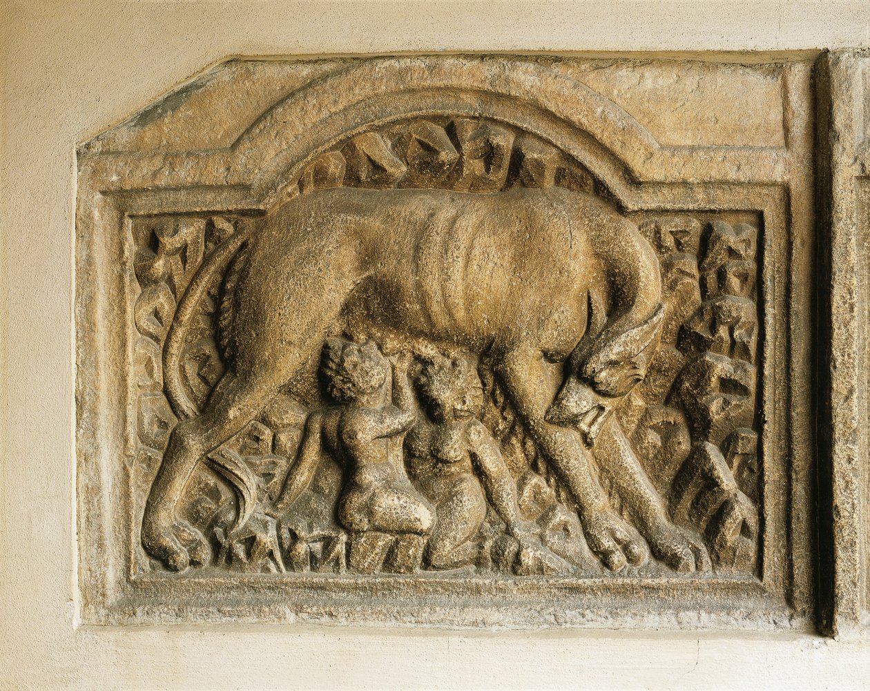 Romulus og Remus (sten) af Roman Roman