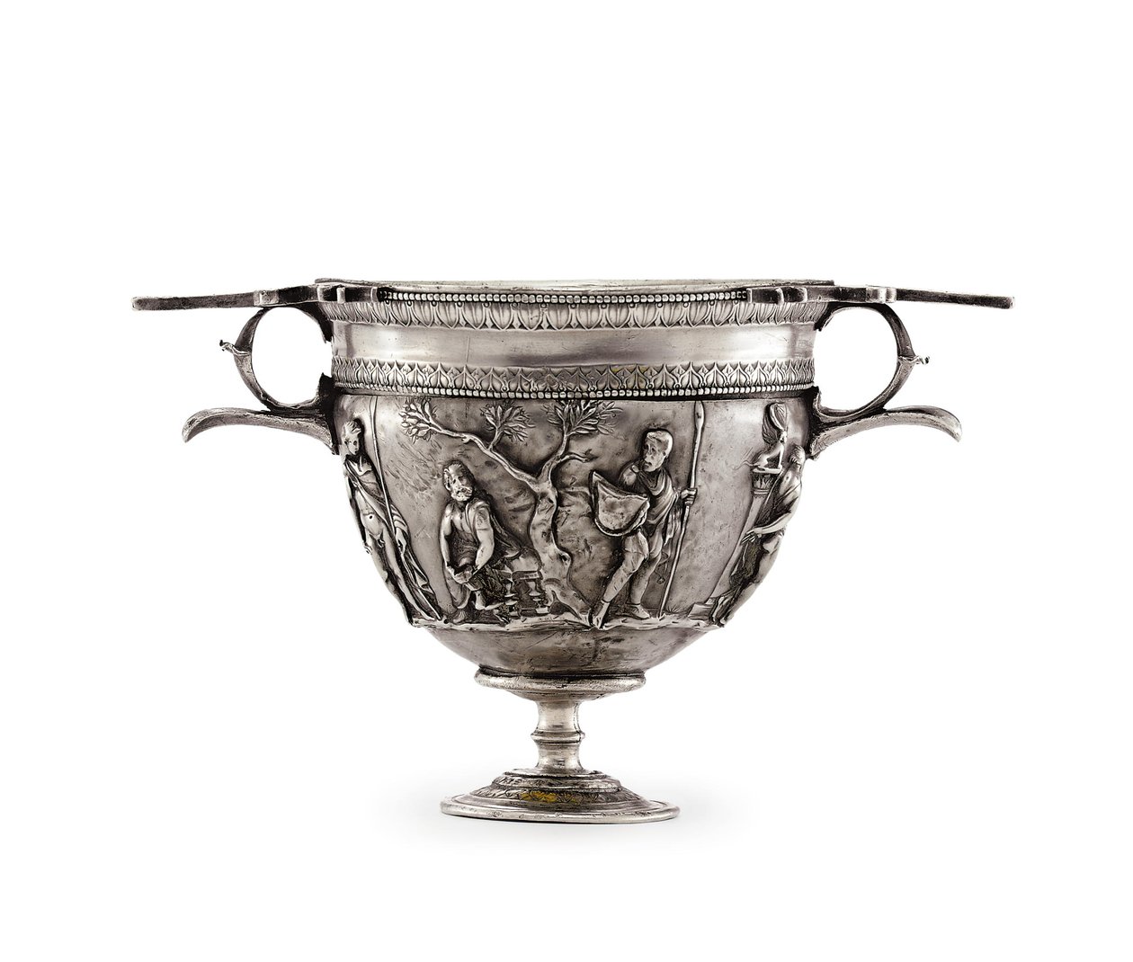 Skyphos, ca. slutningen af 1. århundrede f.Kr. - begyndelsen af 1. århundrede e.Kr. (sølv) af Roman Roman