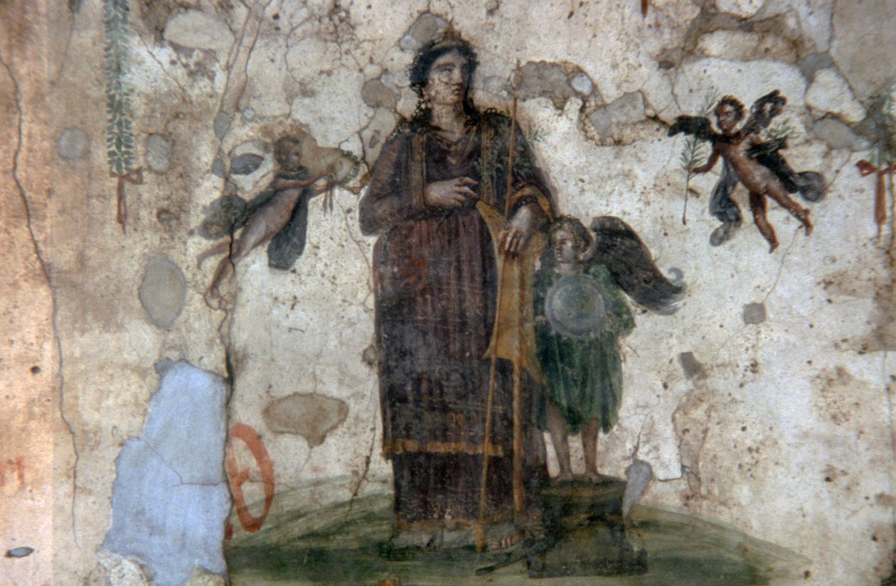 Venus Pompeiana, fresko fra de fire guders Teberna, Via dell