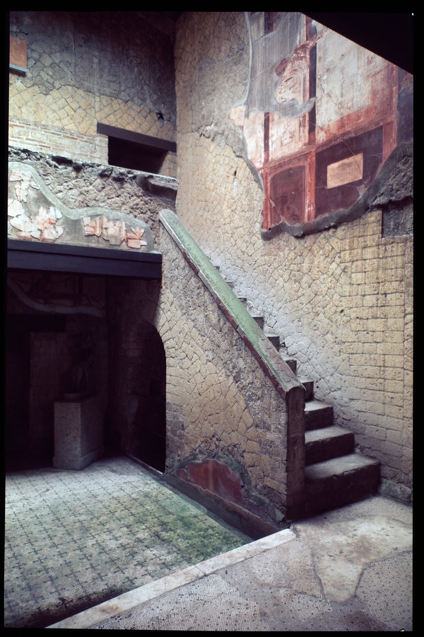 Udsigt over casa del Bel Cortile, 5. århundrede f.Kr.-1. århundrede e.Kr af Roman Roman