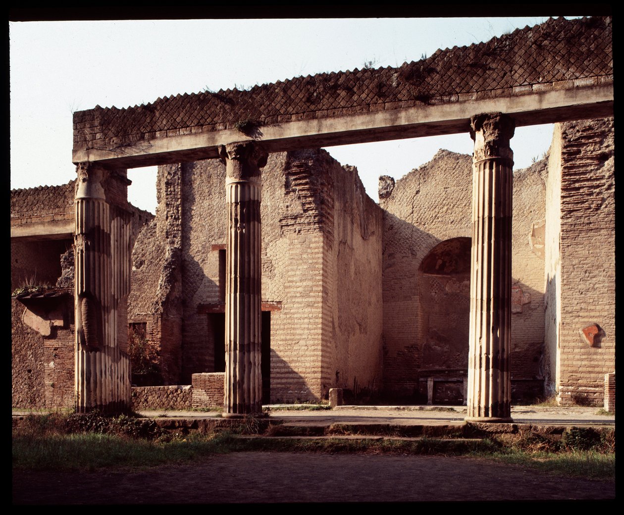 Udsigt over palestra, 5. århundrede f.Kr.-1. århundrede e.Kr af Roman Roman