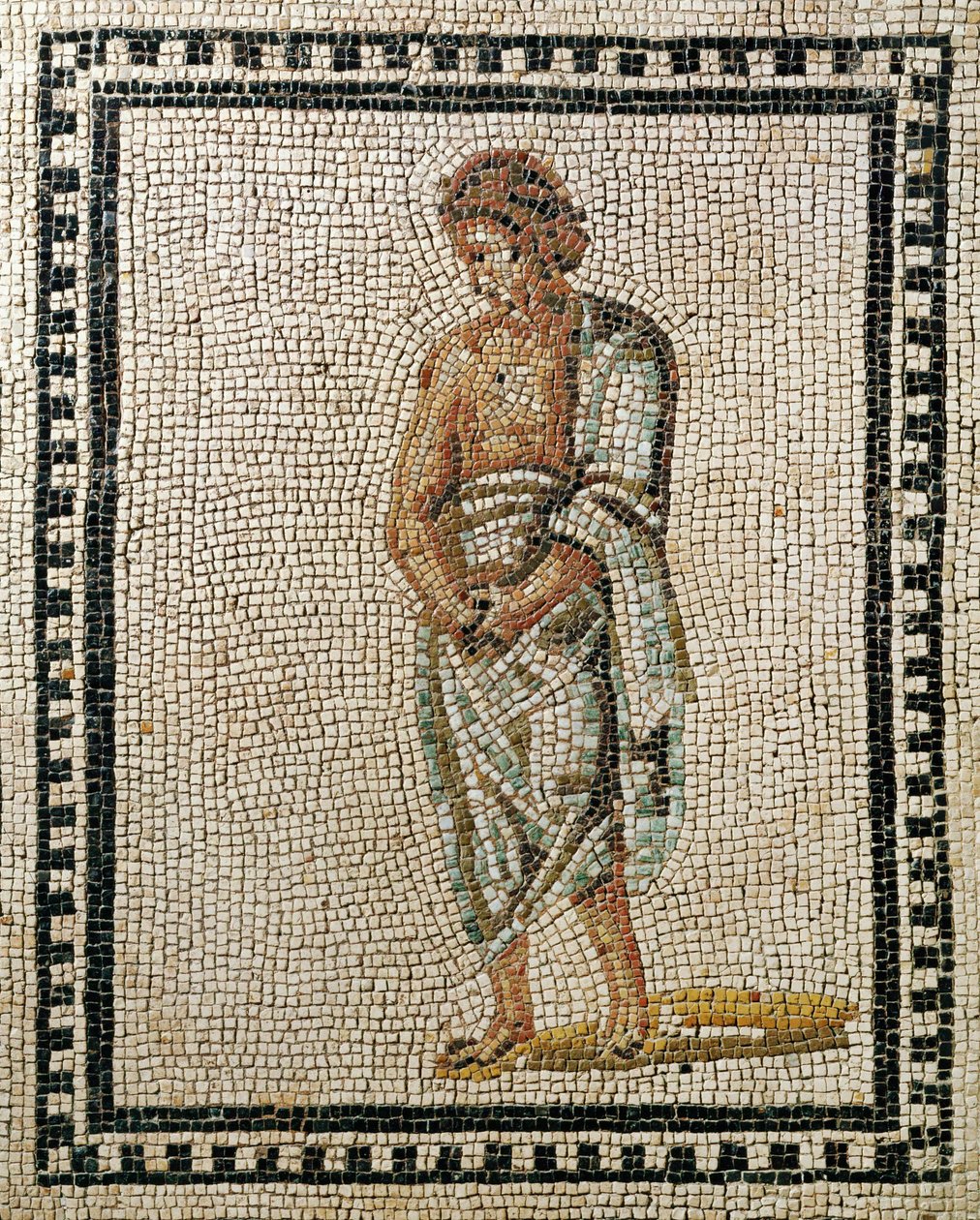 Ung filosof (mosaik) af Roman Roman