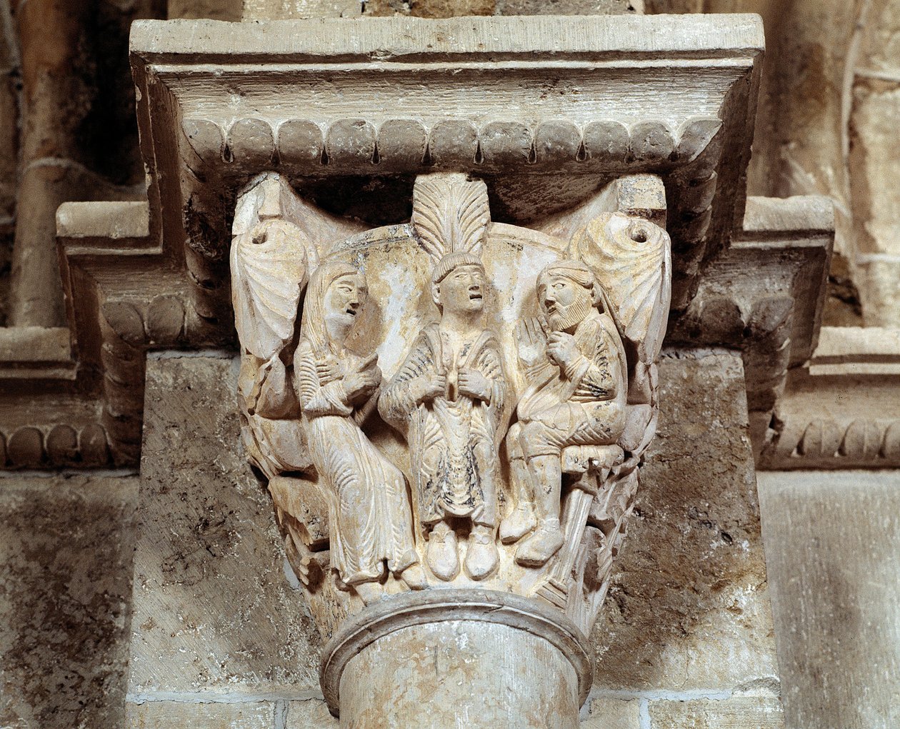 Eugenia af Rom (udskåret hovedstad) af Romanesque