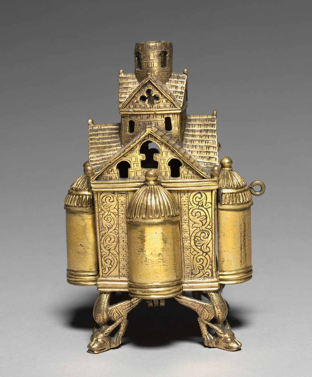 Røgelsebrænder og stativ til et alterkors, 1150-1175 af Romanesque