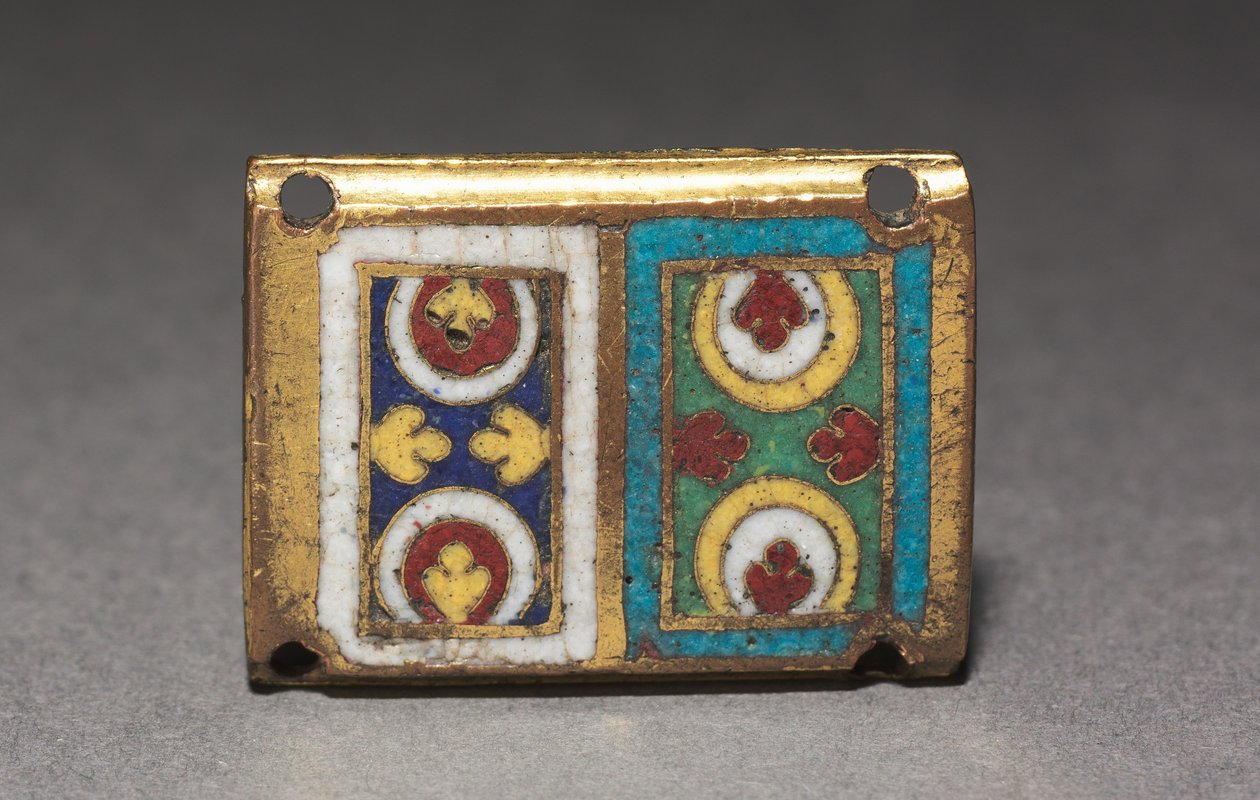Plaque fra et relikvieskrin, ca. 1170 af Romanesque