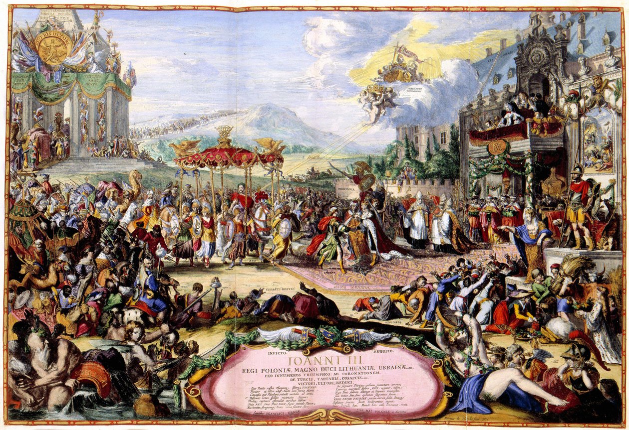 Allegori af kong John III Sobieski, 1675 af Romeyn de Hooghe