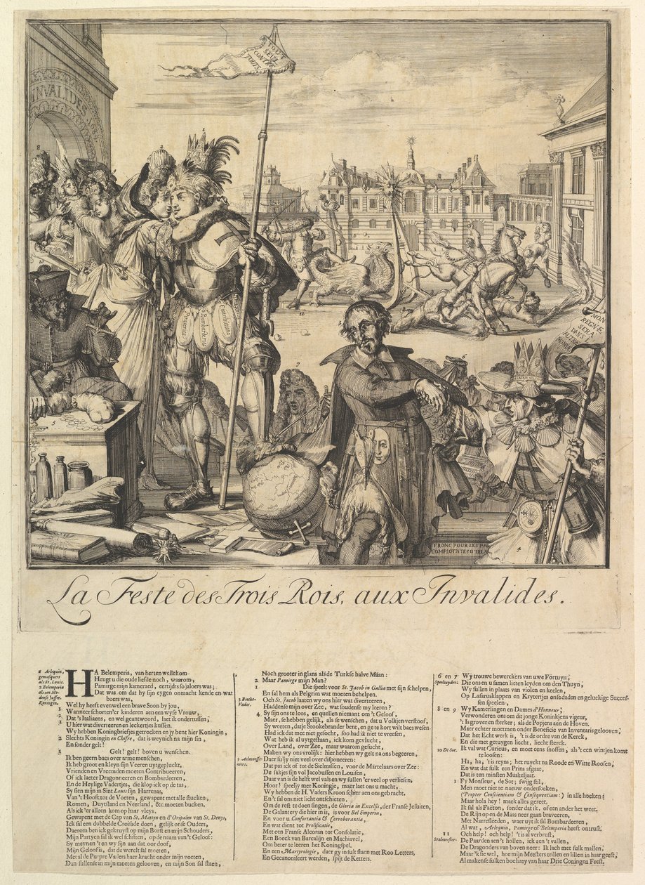 De tre kongers fest.n.d. af Romeyn de Hooghe