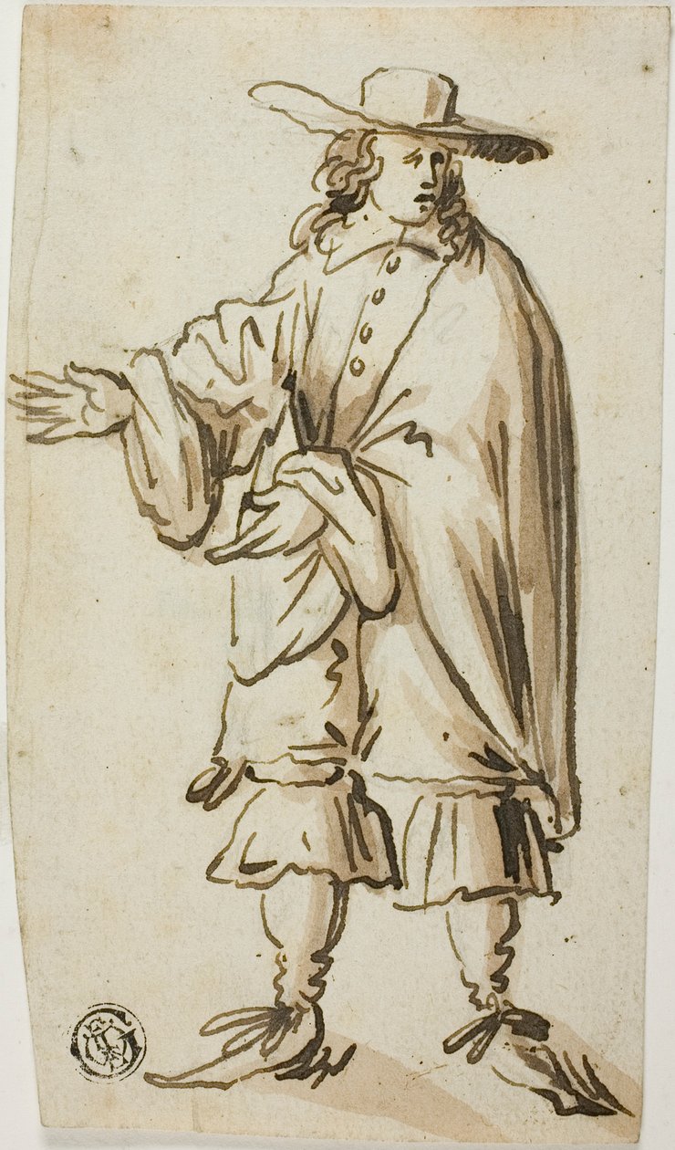 Stående mand af Romeyn de Hooghe