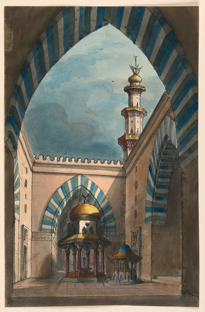 Scenografi, Orientalsk Hof af Romolo Achille Liverani