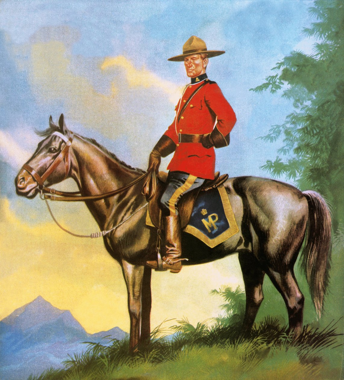 Canadian Mounty af Ron Embleton