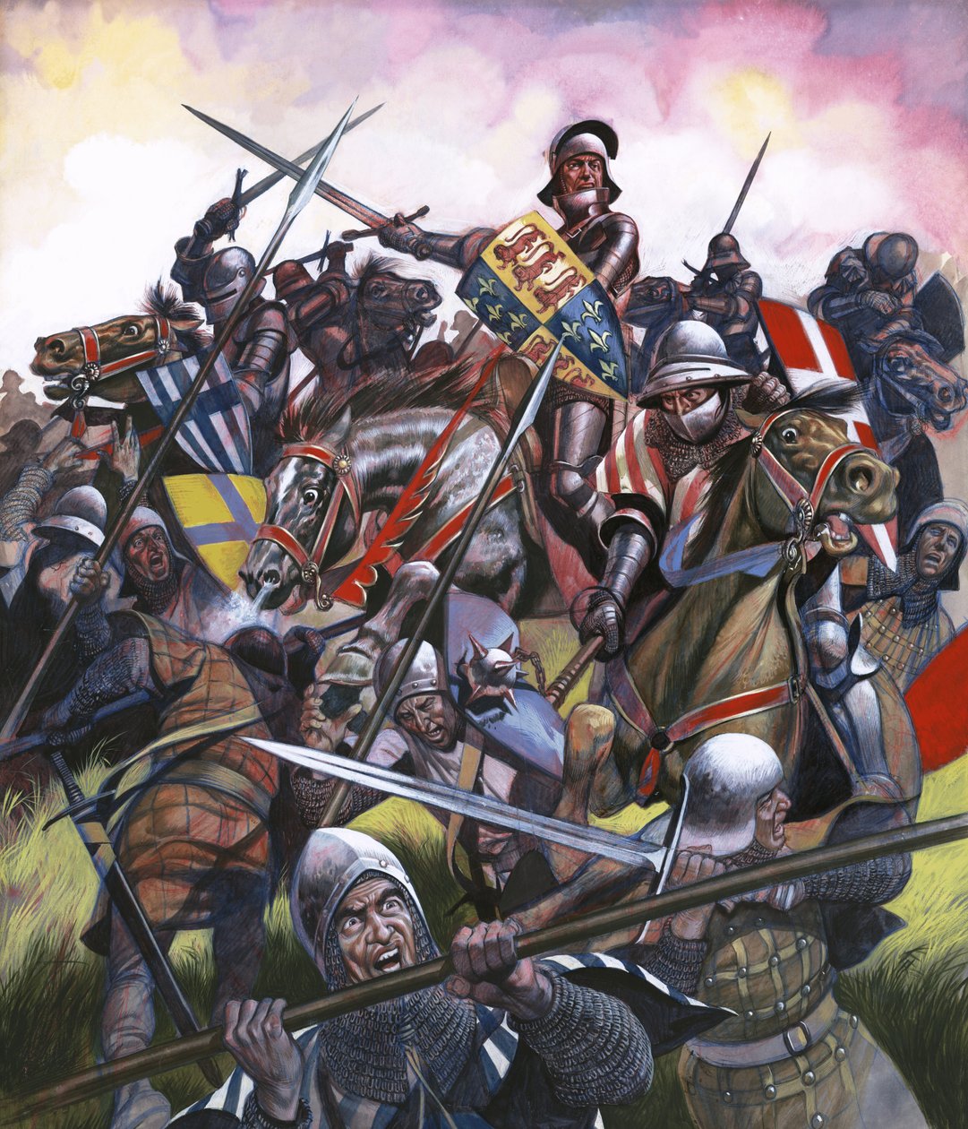 Ind i kampen: De kæmpede for Englands krone. Slaget ved Bosworth af Ron Embleton
