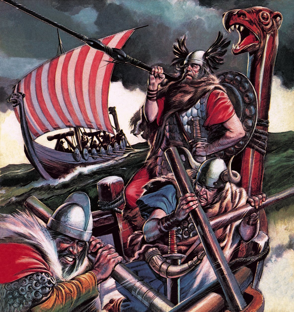 Leif Ericsson, vikingen, der grundlagde Amerika af Ron Embleton