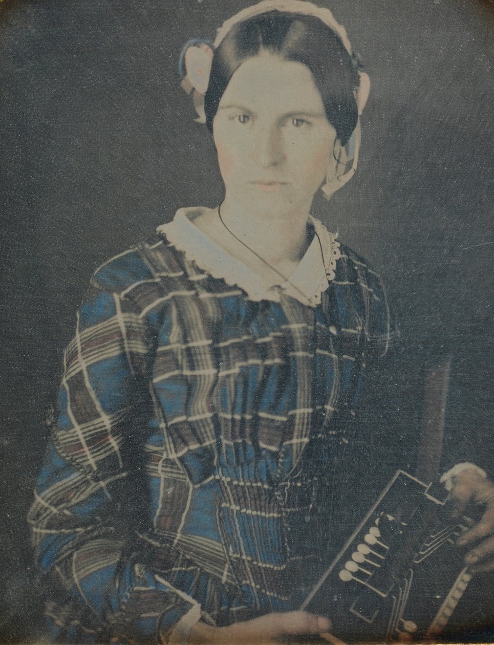 Kvinde med harmonikadaguerreotypi, 1840