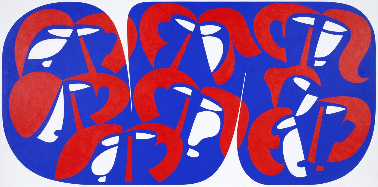 Speaking Truth to Power, 2008 (akryl ombord) af Ron Waddams
