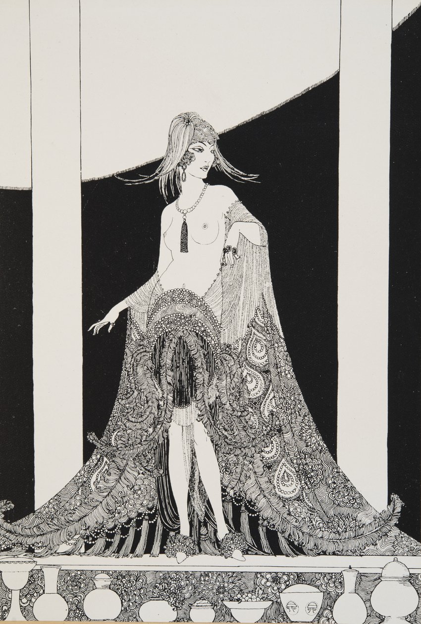 Illustration fra Rubáiyát af Omar Khayyam, 1920 af Ronald Balfour