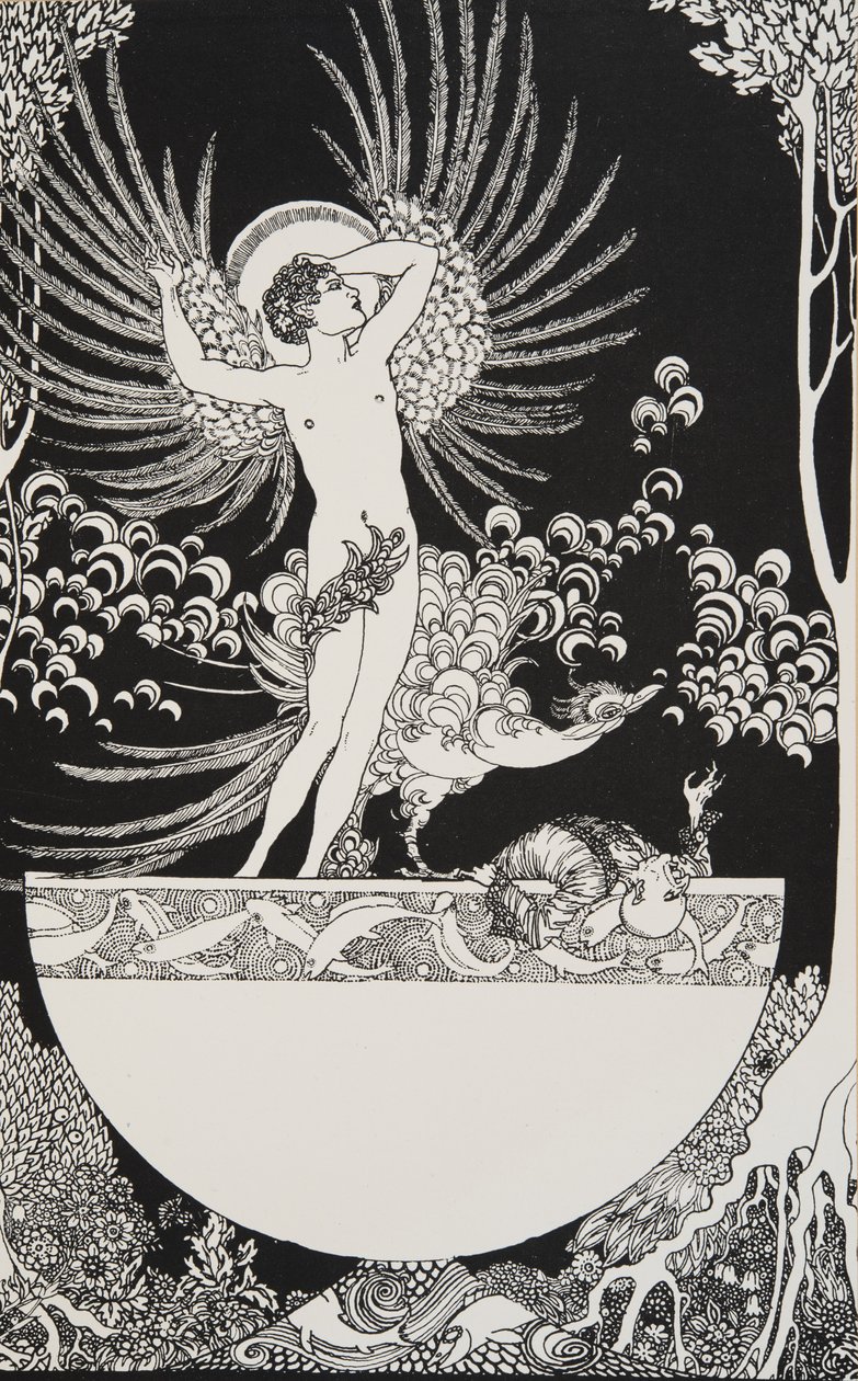 Illustration fra Rubáiyát af Omar Khayyam, 1920 af Ronald Balfour