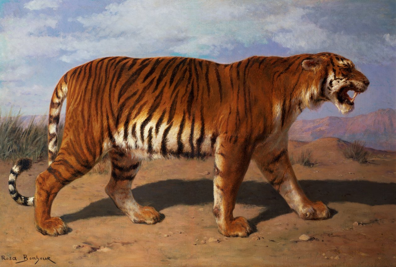 Stalking Tiger af Rosa Bonheur