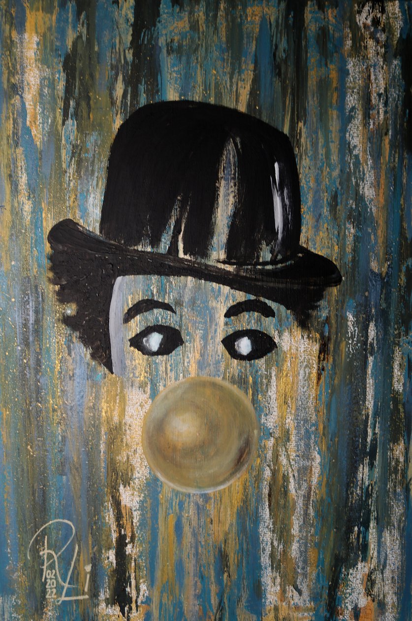 Charlie Chaplin - Ballon II af RosaLi