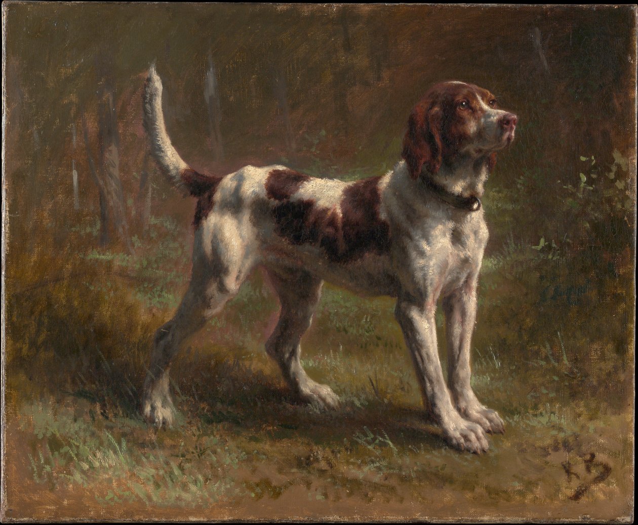 En Limier Briquet Hound af Rosa Bonheur