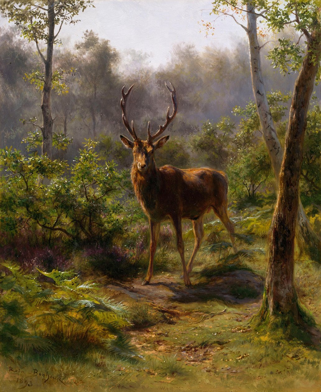 En kronhjort af Rosa Bonheur