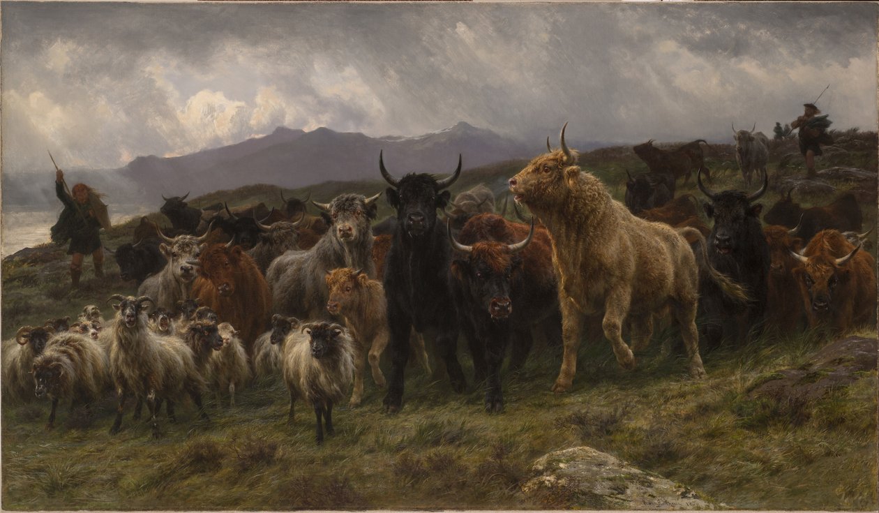 Overfald i højlandet af Rosa Bonheur