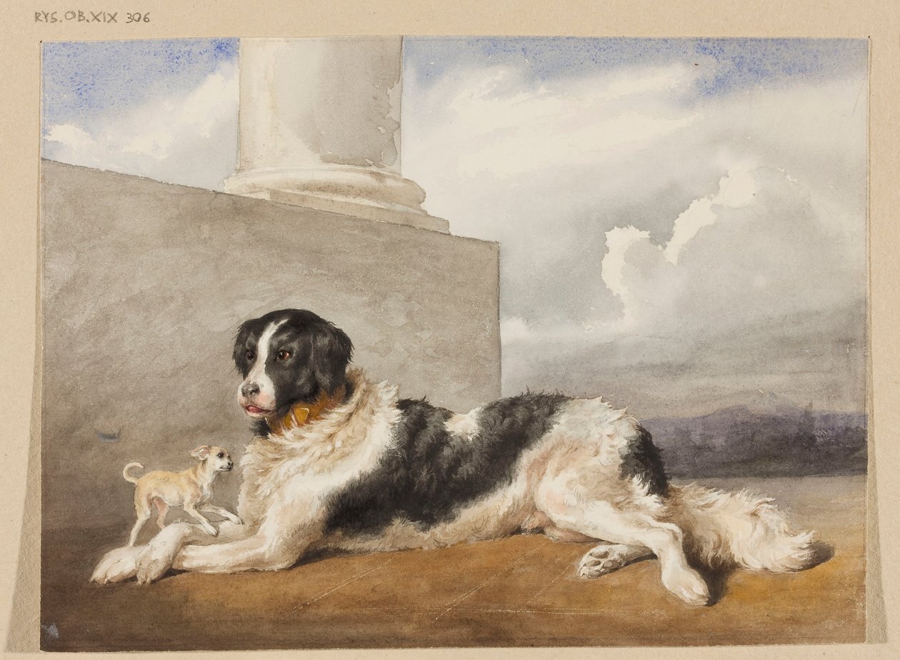Czartoryski-fyrsternes hunde, Sultan og Rosette af Rosa Bonheur