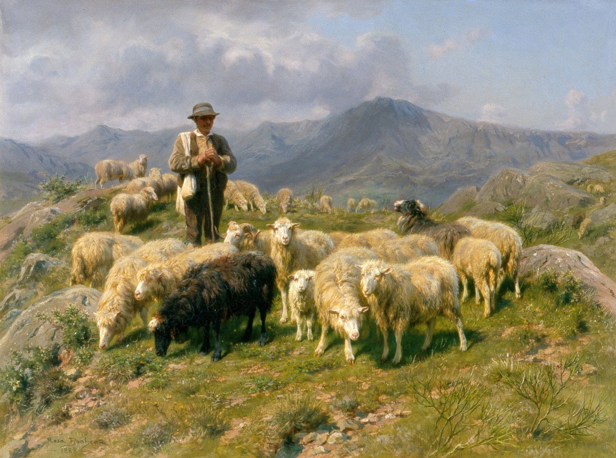 Hyrde i Pyrenæerne af Rosa Bonheur
