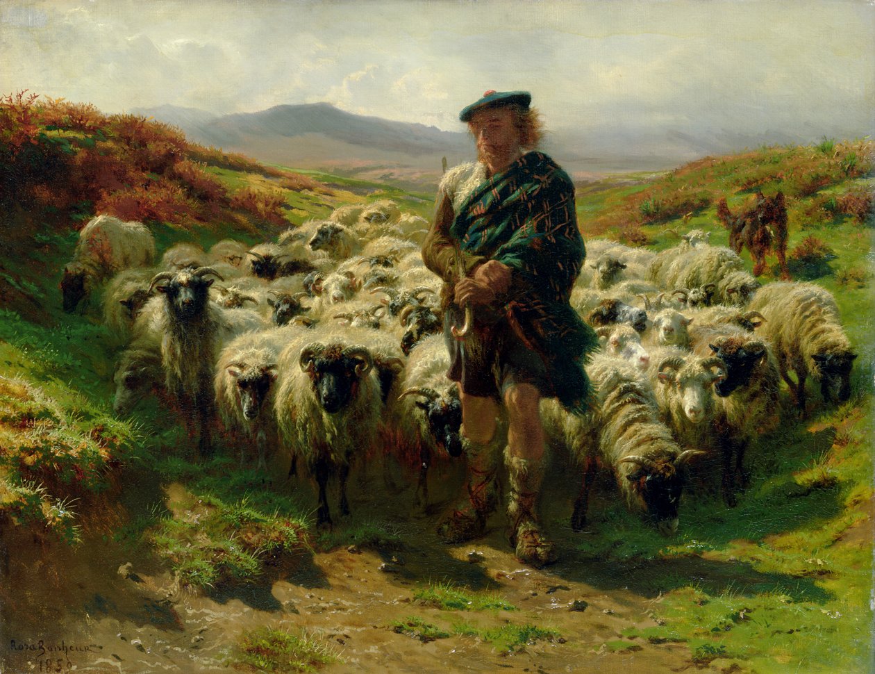The Highland Shepherd, 1859 af Rosa Bonheur