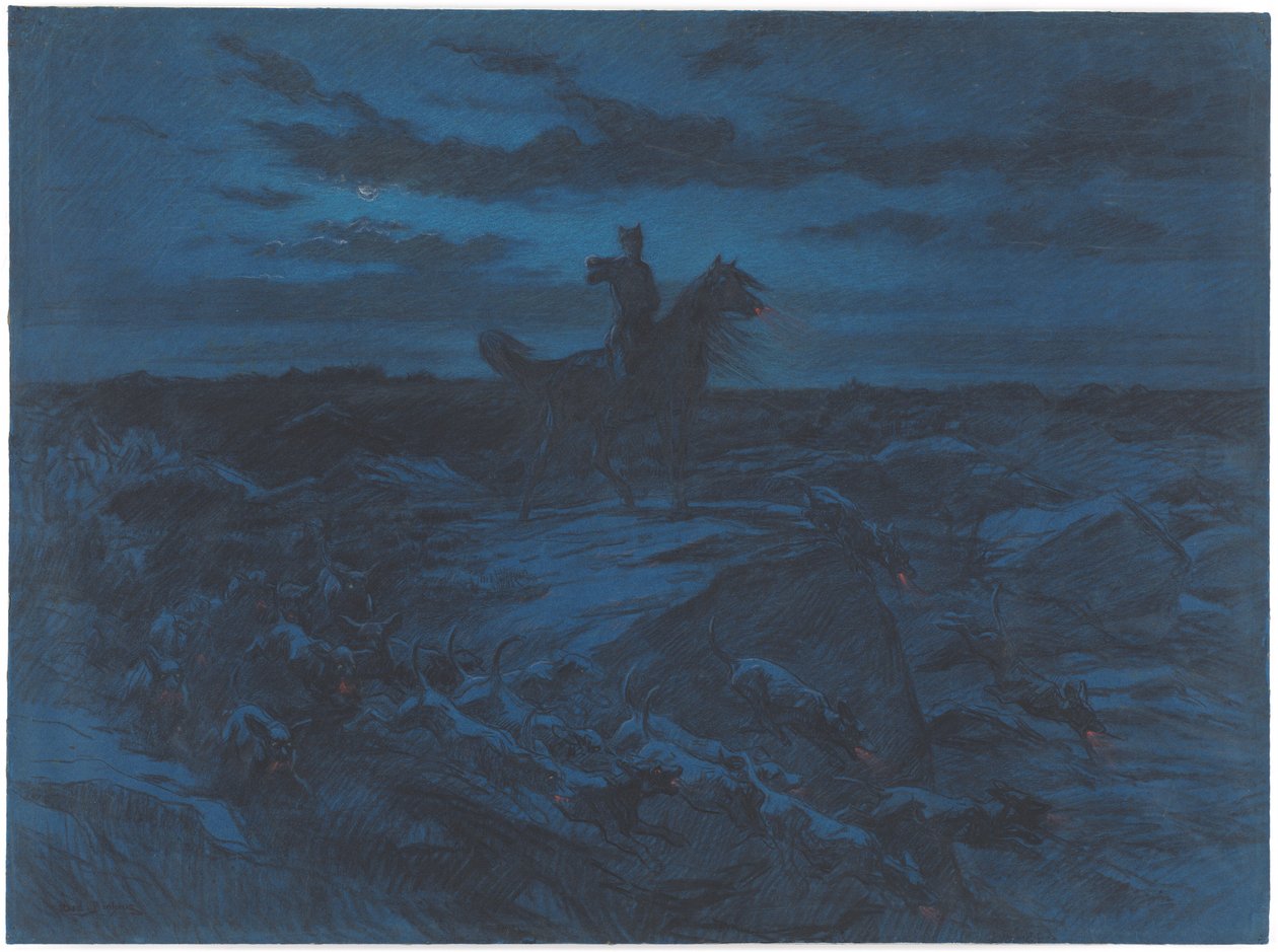 The Legend of the Wolves af Rosa Bonheur