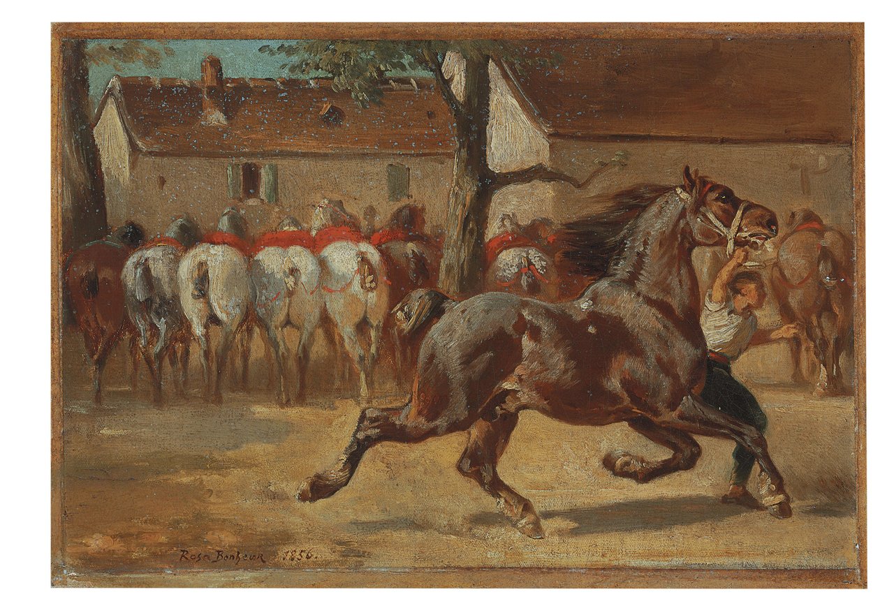 Trav en hest af Rosa Bonheur