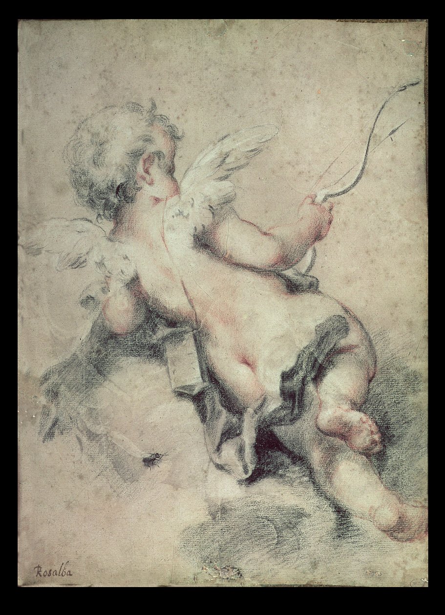Amor liggende på skyerne af Rosalba Giovanna Carriera