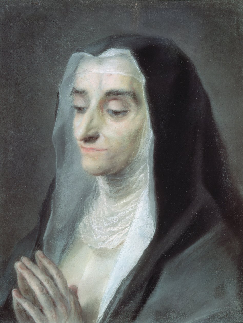 Søster Maria Caterina, 1732 (pastel) af Rosalba Giovanna Carriera