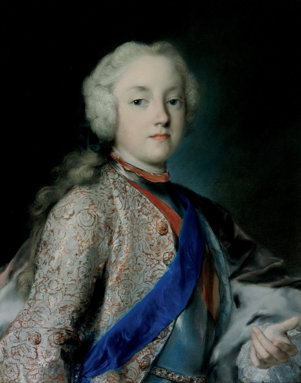 Kronprins Frederik Christian af Sachsen 1722-1763, 1739-1740 af Rosalba Giovanna Carriera
