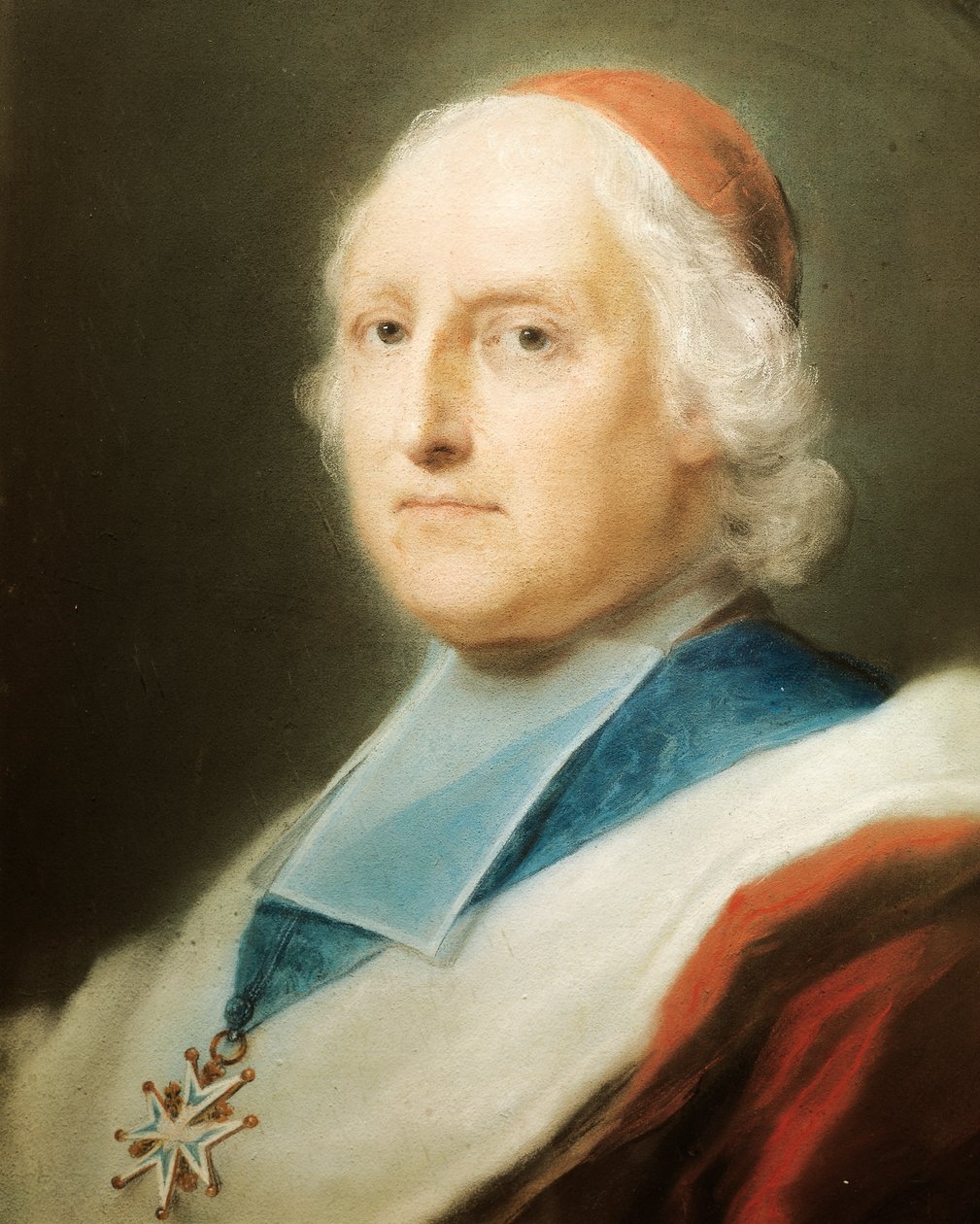 Portræt af kardinal de Polignac, af Rosalba Carriera (1673-1757) af Rosalba Giovanna Carriera