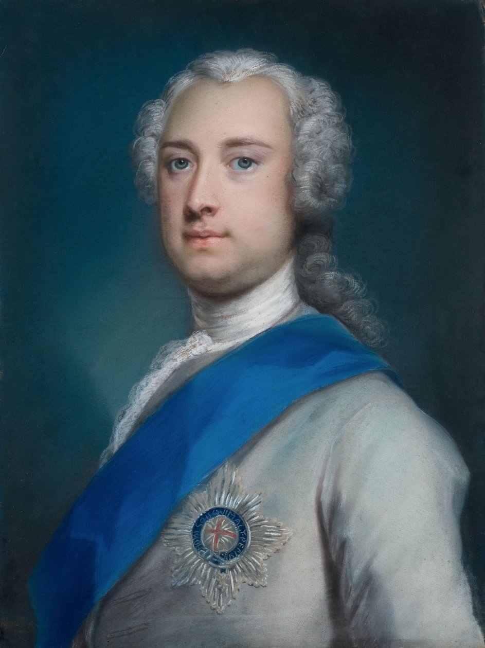Portræt af en mand (pastel på papir) af Rosalba Giovanna Carriera