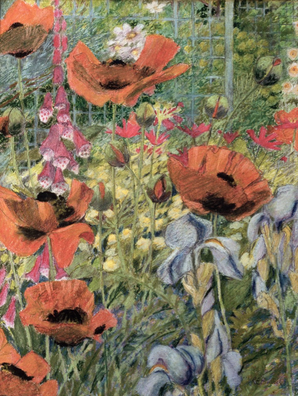 Orientalske (olie og pastel på papir) af Rosalie Bullock
