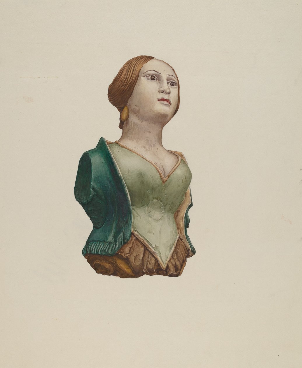 Halv-længde figur af Rosamond P. Gray