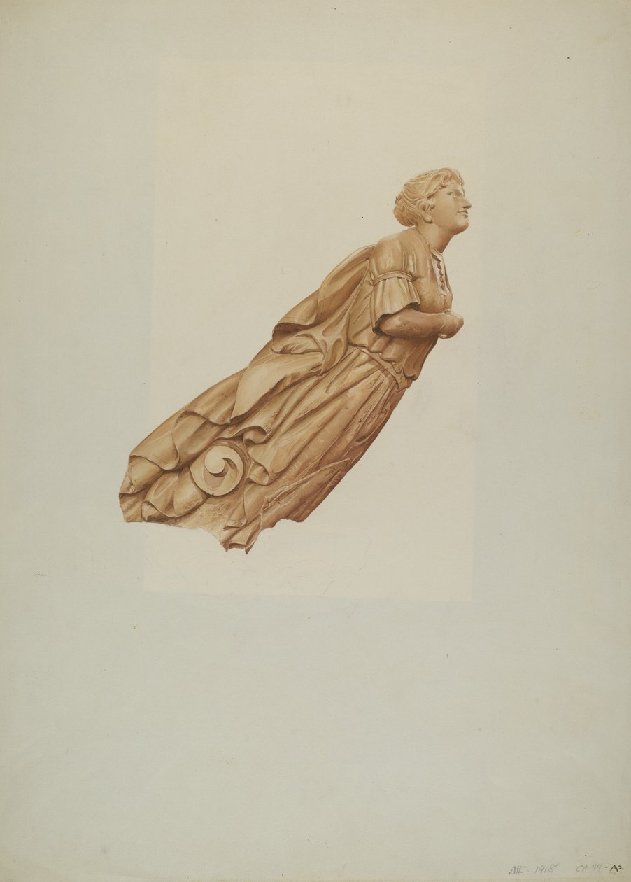 Galionsfigur "Rhinen". af Rosamond P. Gray