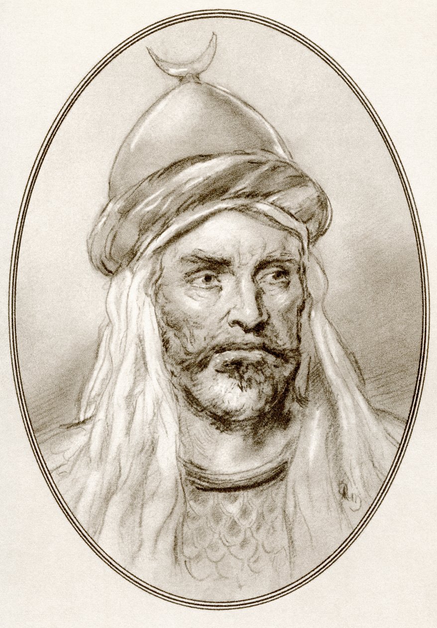 An-Nasir Salah ad-Din Yusuf ibn Ayyub, fra Living Biography of Famous Rulers. af Ross Gordon